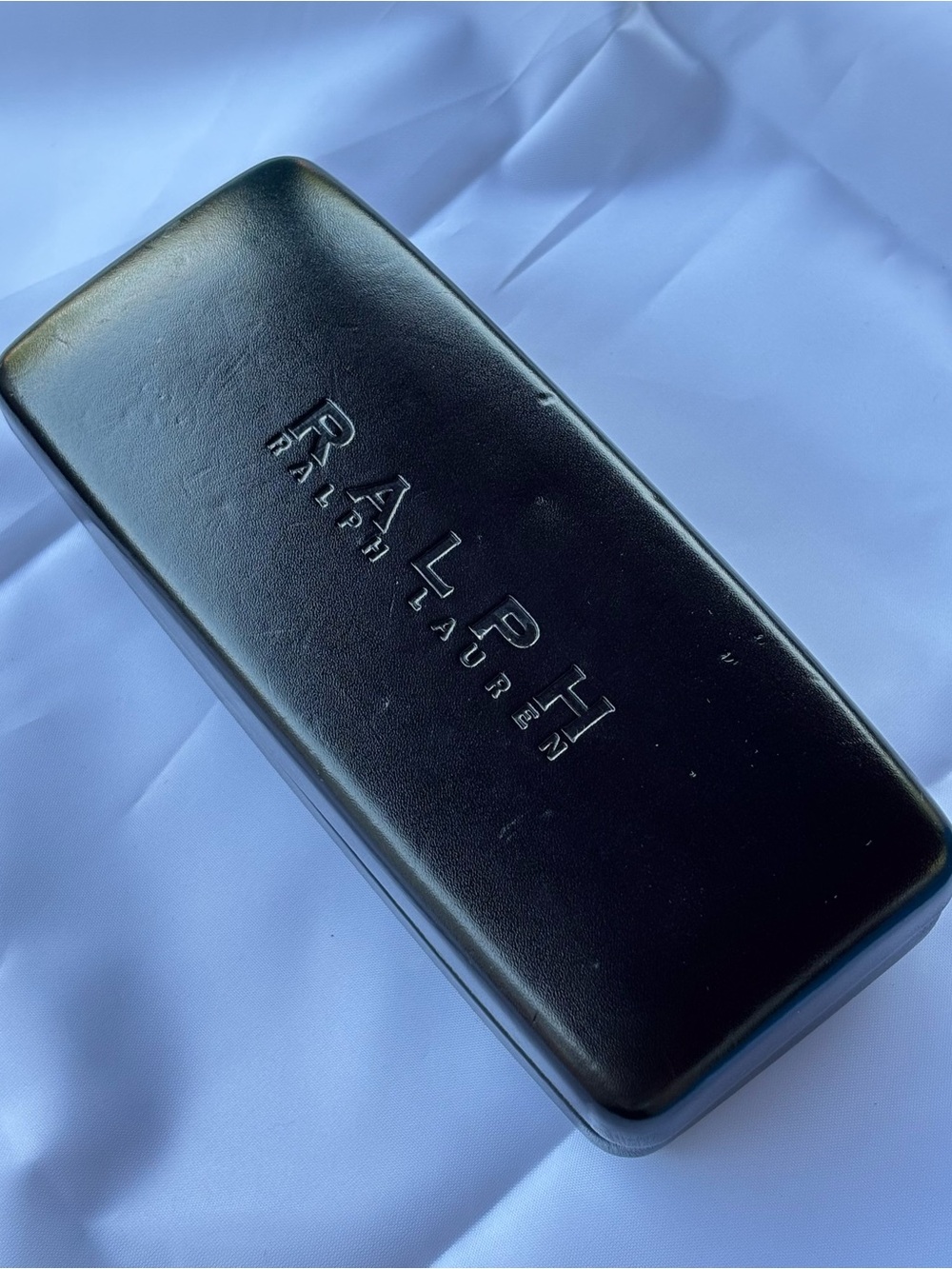 Authentic Ralph Lauren Black Hard Eyeglass Case Only